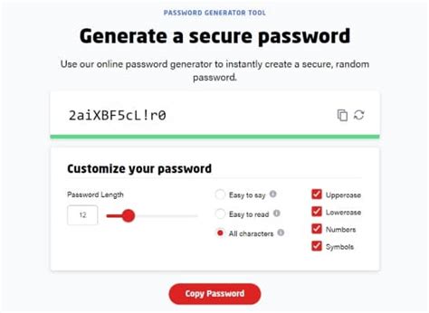 Free Password Generator .